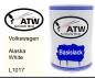 Preview: Volkswagen, Alaska White, L1017: 500ml Lackdose, von ATW Autoteile West.